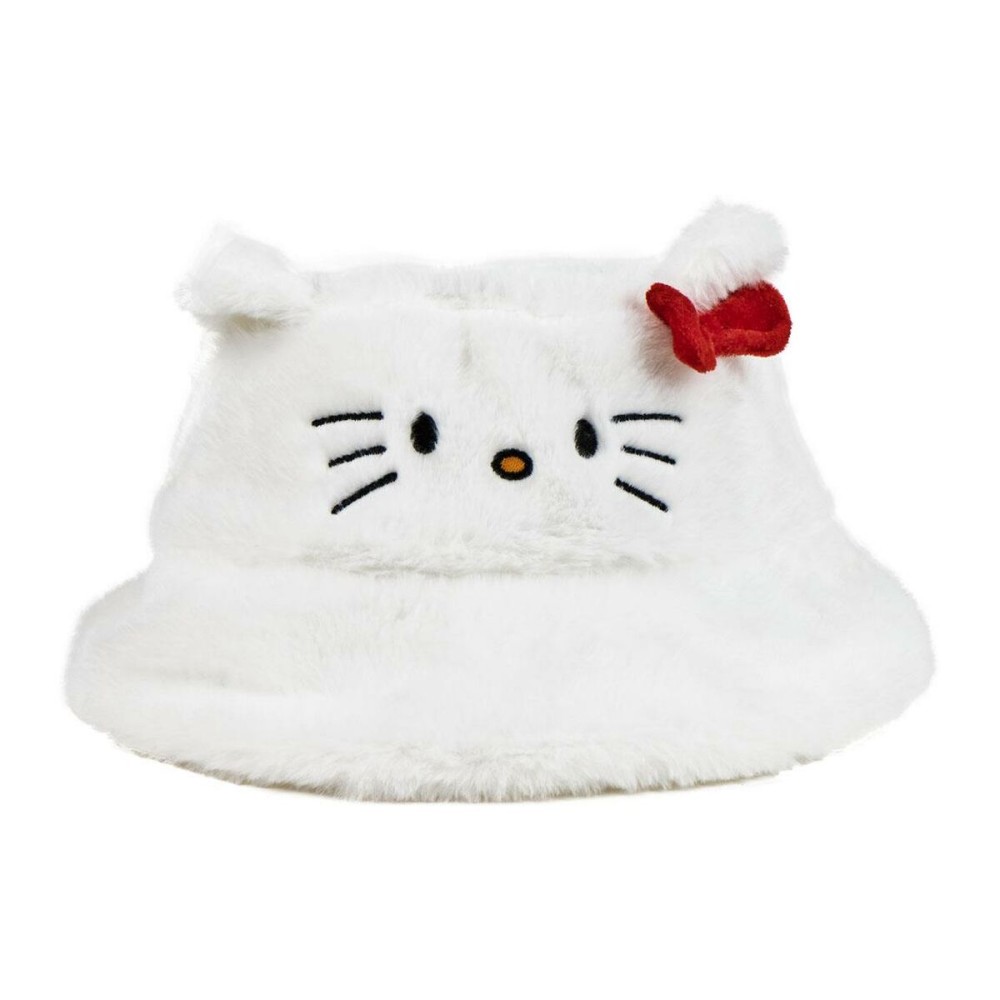 Kindermütze Hello Kitty Weiß