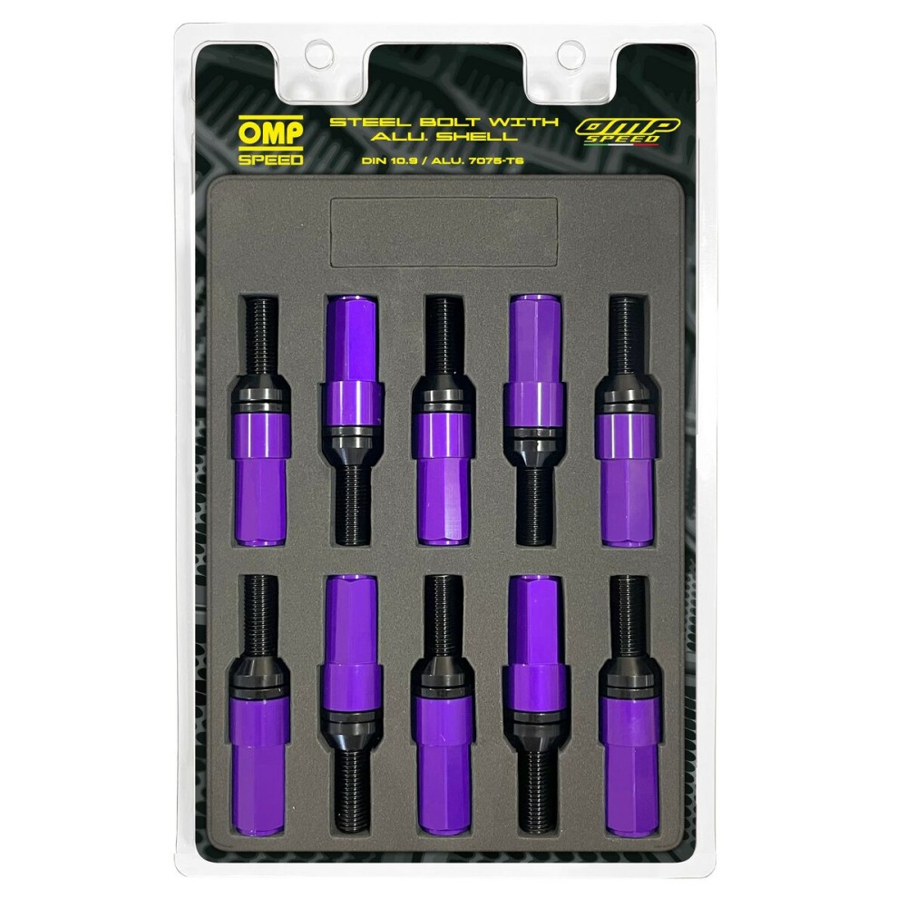 Kit de vissage OMP OMPS09971211 28 mm Violet M12 x 1,25