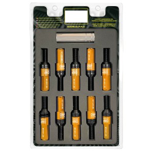 Kit de vissage OMP OMPS09971410 28 mm Orange M14 x 1,25