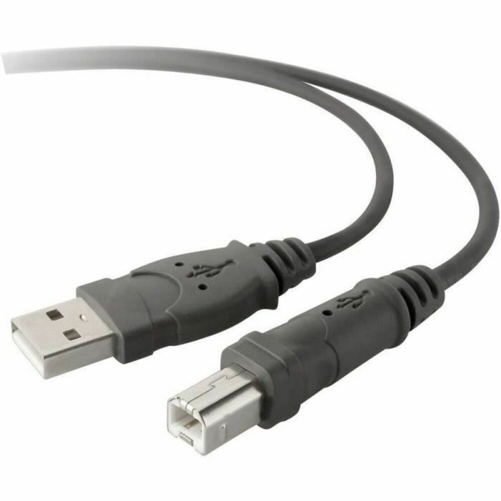 USB 2.0-Kabel Belkin F3U154BT3M Drucker 3 m Schwarz Grau