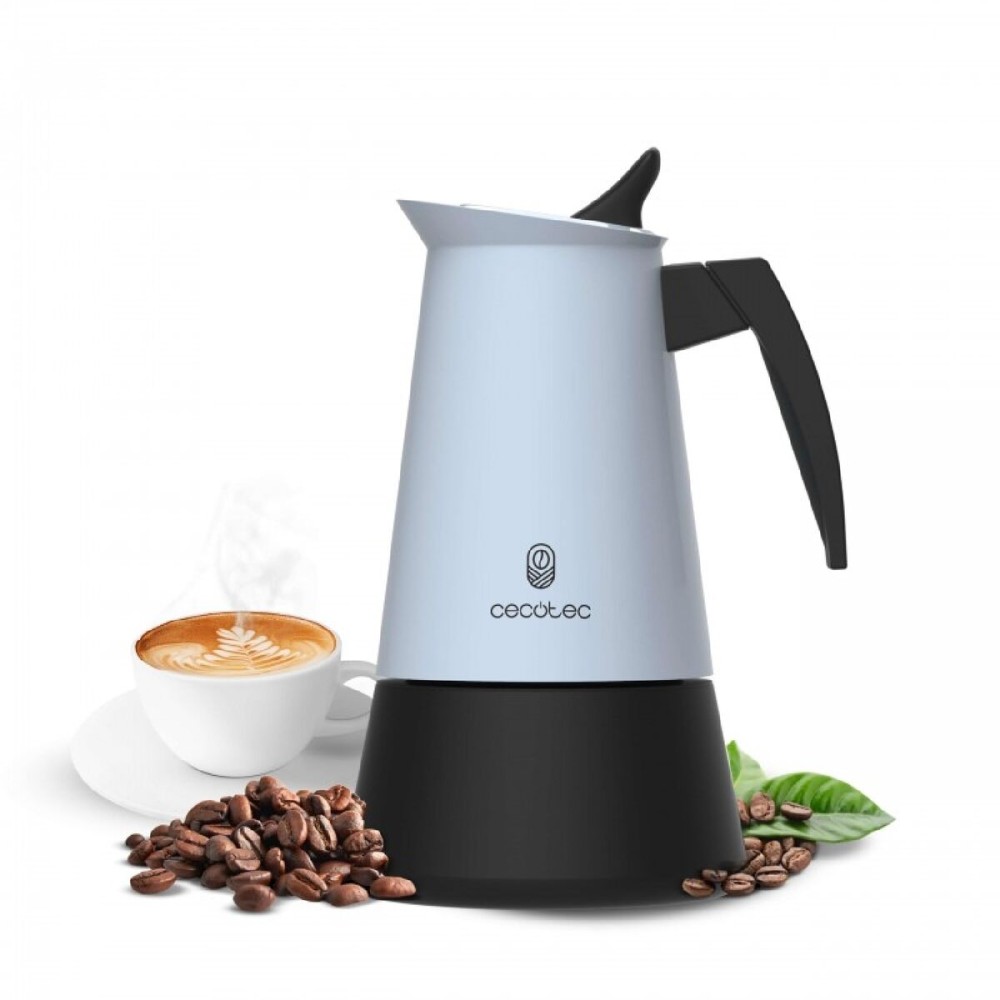 Italienische Kaffeemaschine Cecotec Piccolina 600 Blau 6 Tassen 300 ml