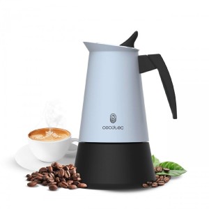 Italienische Kaffeemaschine Cecotec Piccolina 600 Blau 6 Tassen 300 ml