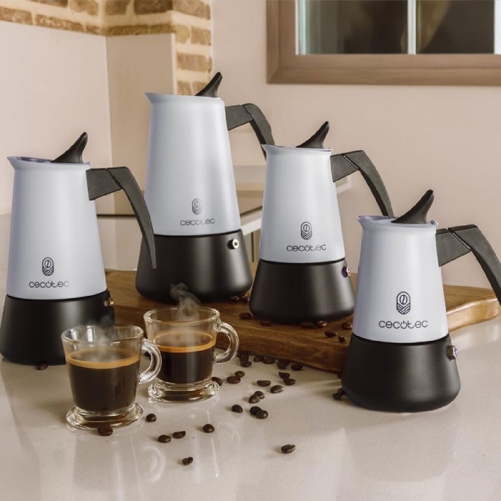 Italienische Kaffeemaschine Cecotec Piccolina 600 Blau 6 Tassen 300 ml