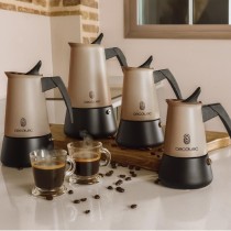 Italienische Kaffeemaschine Cecotec Piccolina 600 Gold Edelstahl 6 Tassen 300 ml