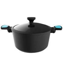 Kochtopf mit Deckel Cecotec Polka Platinum 28 Pot Thunder 4,5 L Schwarz Grau Aluminium Ø 28 cm