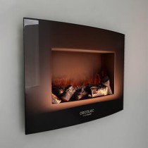 Dekorativer elektrischer Wandkamin Cecotec Warm 2200 Curved Flames 1000 - 2000 W
