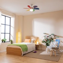 Deckenventilator mit Lampe Cecotec EnergySilence Aero 360 ColorFull 50 W