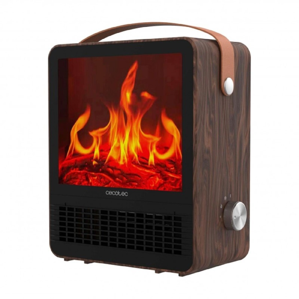 Elektrischer Keramikheizer Cecotec ReadyWarm 1500 Ceramic Flames Schwarz 1500 W