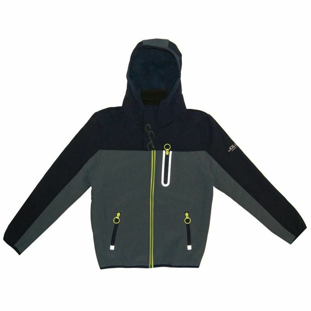 Anorak Joluvi Snaps Enfant Noir Bleu foncé