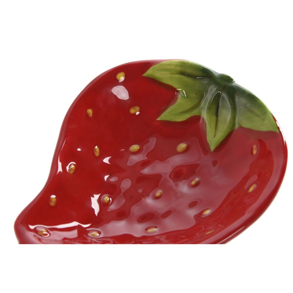 Snack tray Home ESPRIT Red Modern 26 x 12,5 x 3,5 cm