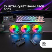Ventilateur CPU Tacens TACMARS-MF3DPROKIT Ø 12 cm