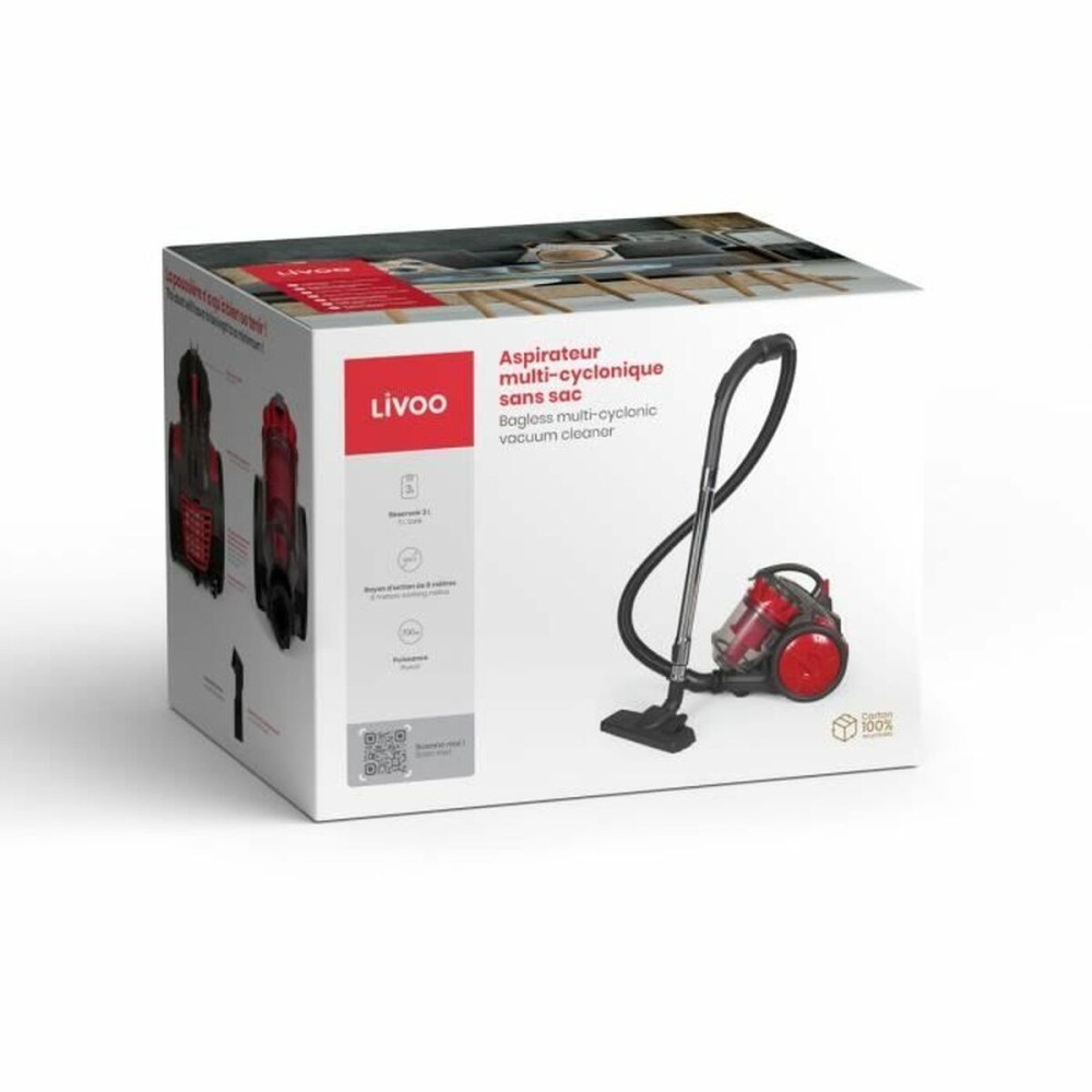 Staubsauger Livoo Rot 700 W