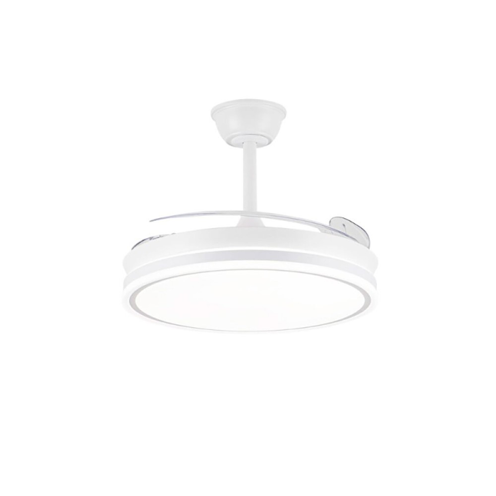 Ceiling Fan CristalRecord EVO RETRAC Transparent 72 W