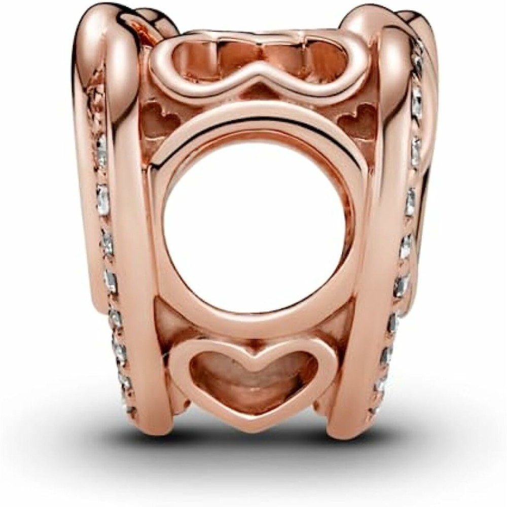 Pendentif Femme Pandora SPARKLING ENTWINED HEARTS