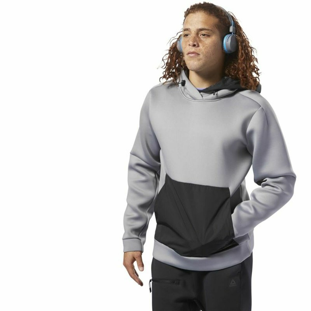 Herren Sweater mit Kapuze Reebok Supply Tech Grau