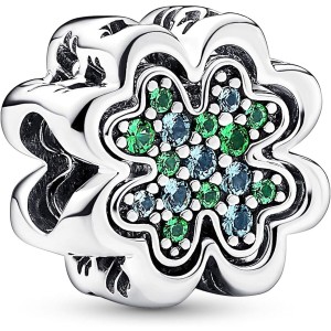 Charms für Damen Pandora SPLITTABLE FOUR LEAF CLOVER
