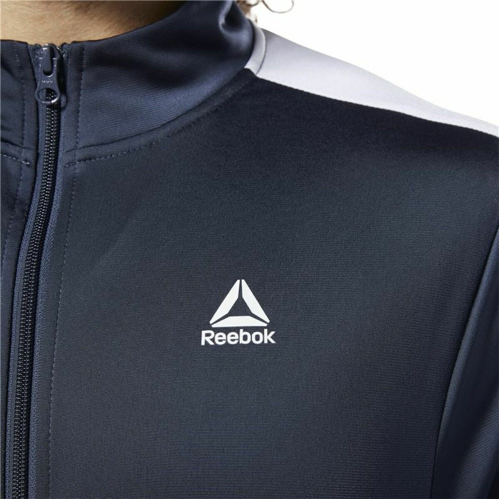 Veste de Sport pour Homme Reebok Essentials Linear Logo Bleu foncé