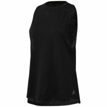 Ärmelloses Damen-T-Shirt Reebok Burnout Schwarz