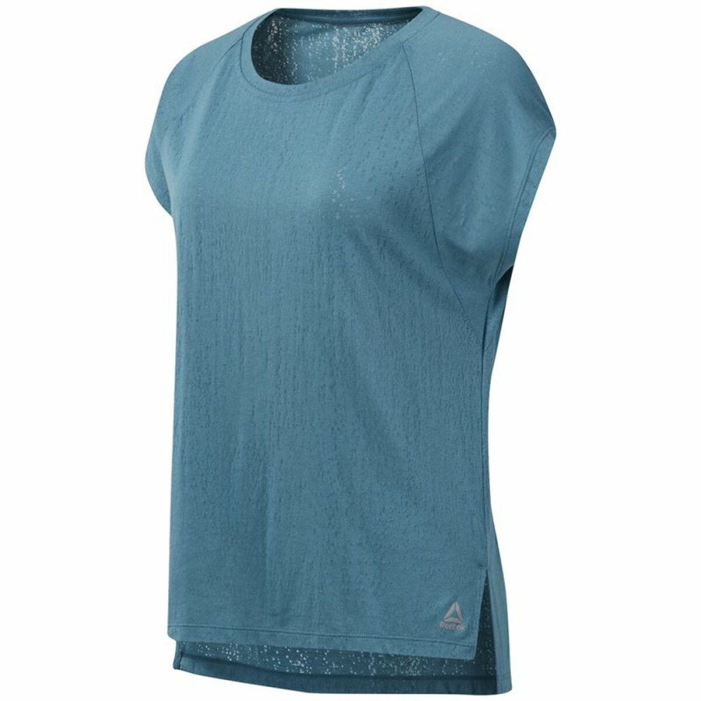 Maillot de Corps sans Manches pour Femme Reebok Burnout Bleu