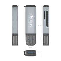 Kartenleser Aisens ASCR-2A09-GR Grau