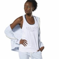 Women's Sleeveless T-shirt Reebok 1895 Race White