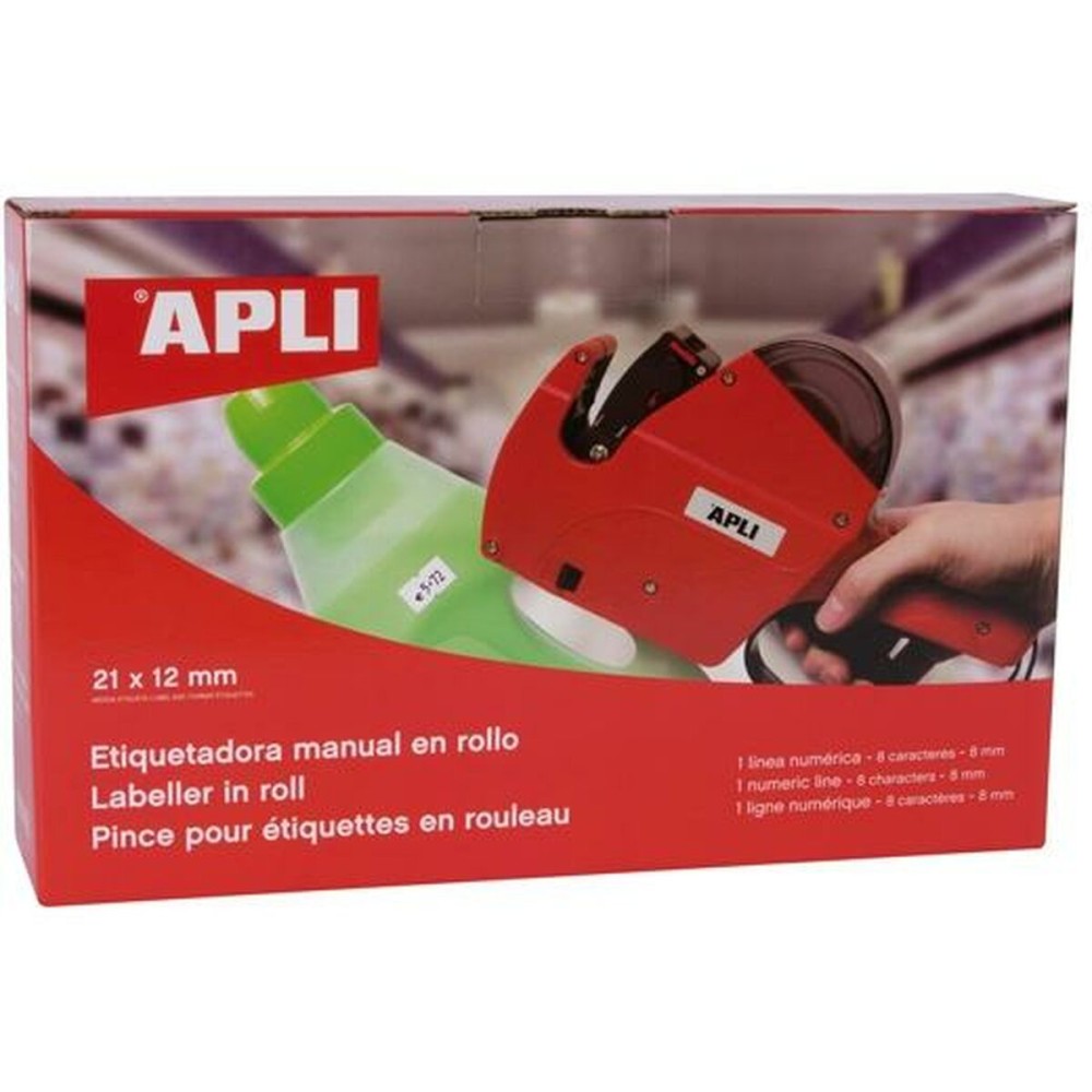 Manuelle Etikettiermaschine Apli 21 x 12 mm (12 Stück)