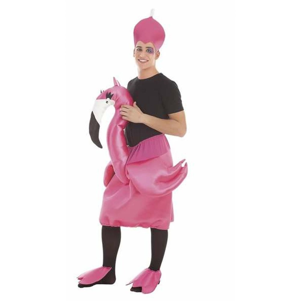 Costume for Adults Pink flamingo XL (3 Pieces)