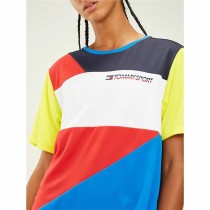 Damen Kurzarm-T-Shirt Tommy Hilfiger Colour-Blocked Blau