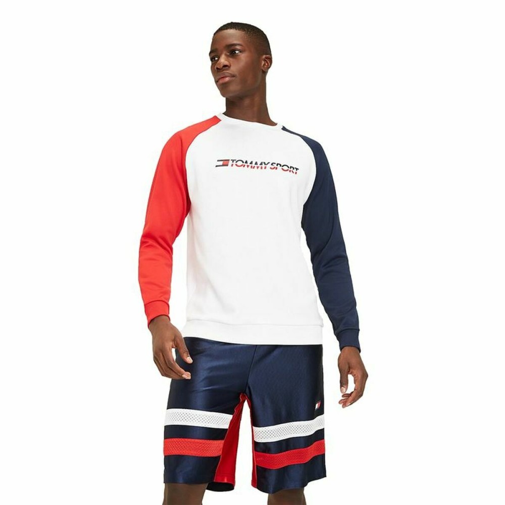 Sweat sans capuche homme Tommy Hilfiger Knit Crew Blanc