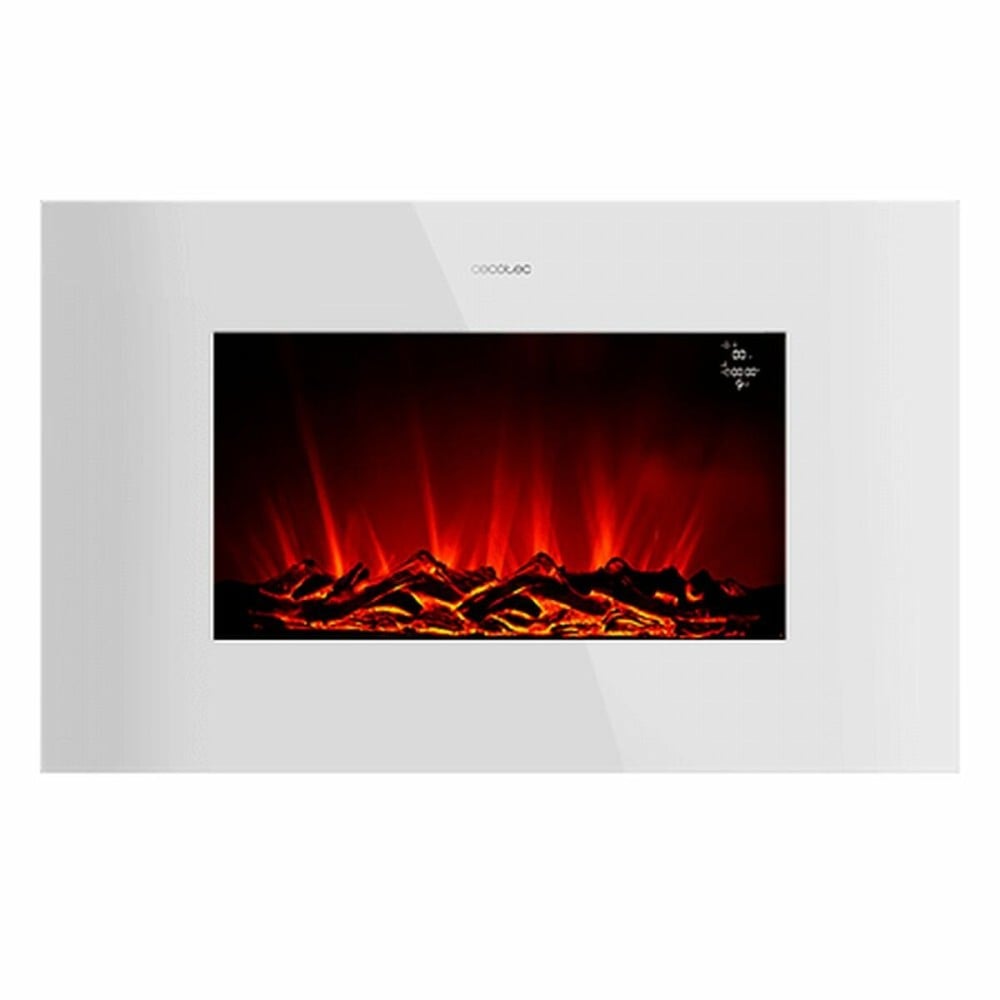 Dekorativer elektrischer Wandkamin Cecotec ReadyWarm 3590 Flames Connected Weiß 1000 - 2000 W