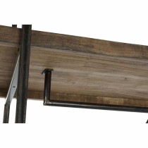 Garde-robe DKD Home Decor Marron Noir Métal Bois de manguier 130 x 47 x 205 cm