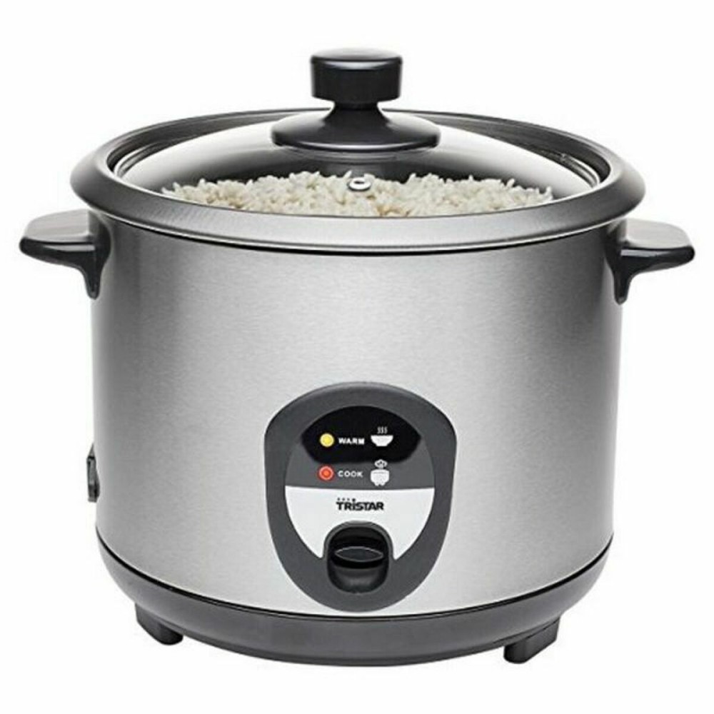 cuiseur à riz Tristar RK-6127 Gris Noir/Argenté Argenté Acier inoxydable 500 W