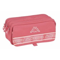 Dreifaches Mehrzweck-Etui Kappa Basics Marsala 21,5 x 10 x 8 cm