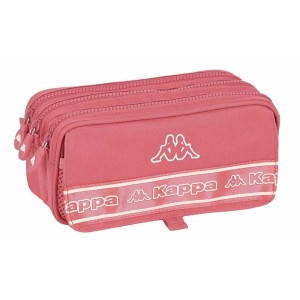 Trousse Fourre-Tout Triple Kappa Basics Marsala 21,5 x 10 x 8 cm