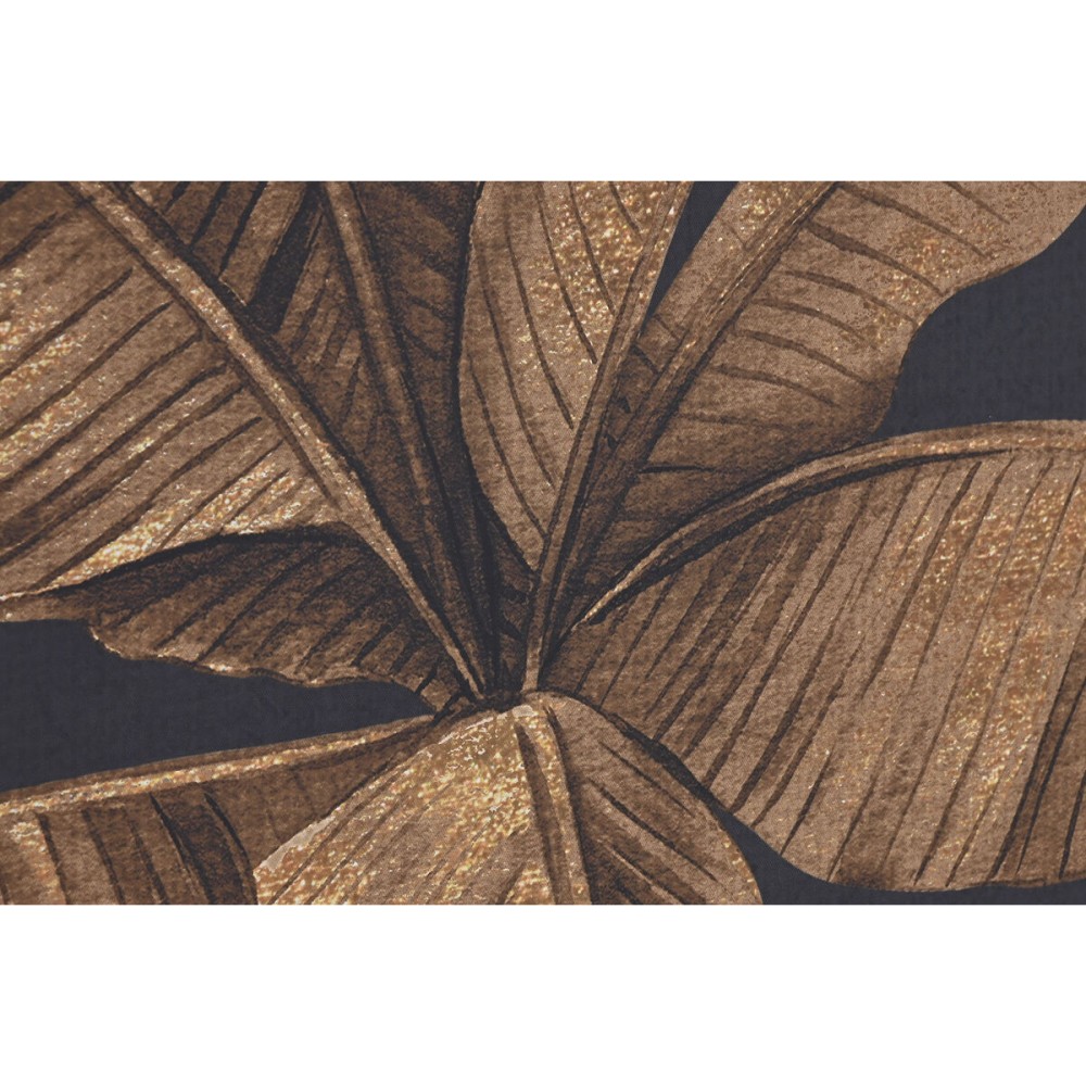 Painting Home ESPRIT Black Golden Palms Tropical 103 x 4,5 x 143 cm (2 Units)