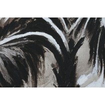 Painting Home ESPRIT Brown Beige Golden polystyrene Canvas Palms Tropical (2 Units)