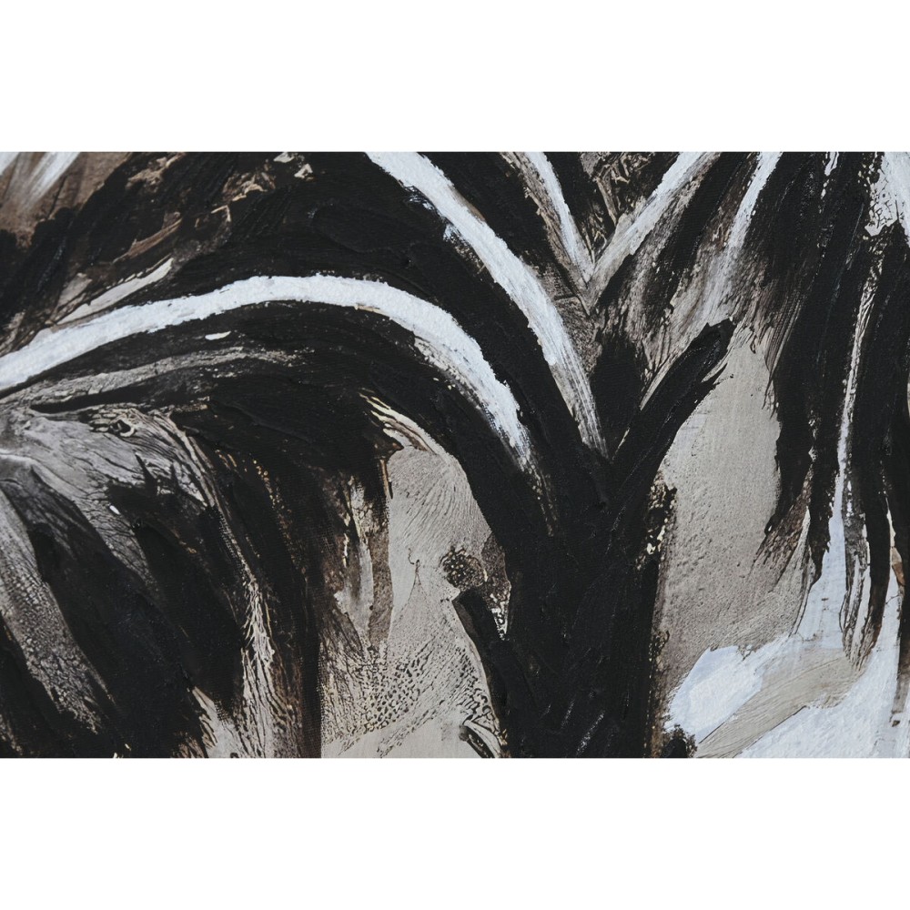 Painting Home ESPRIT Brown Beige Golden polystyrene Canvas Palms Tropical (2 Units)