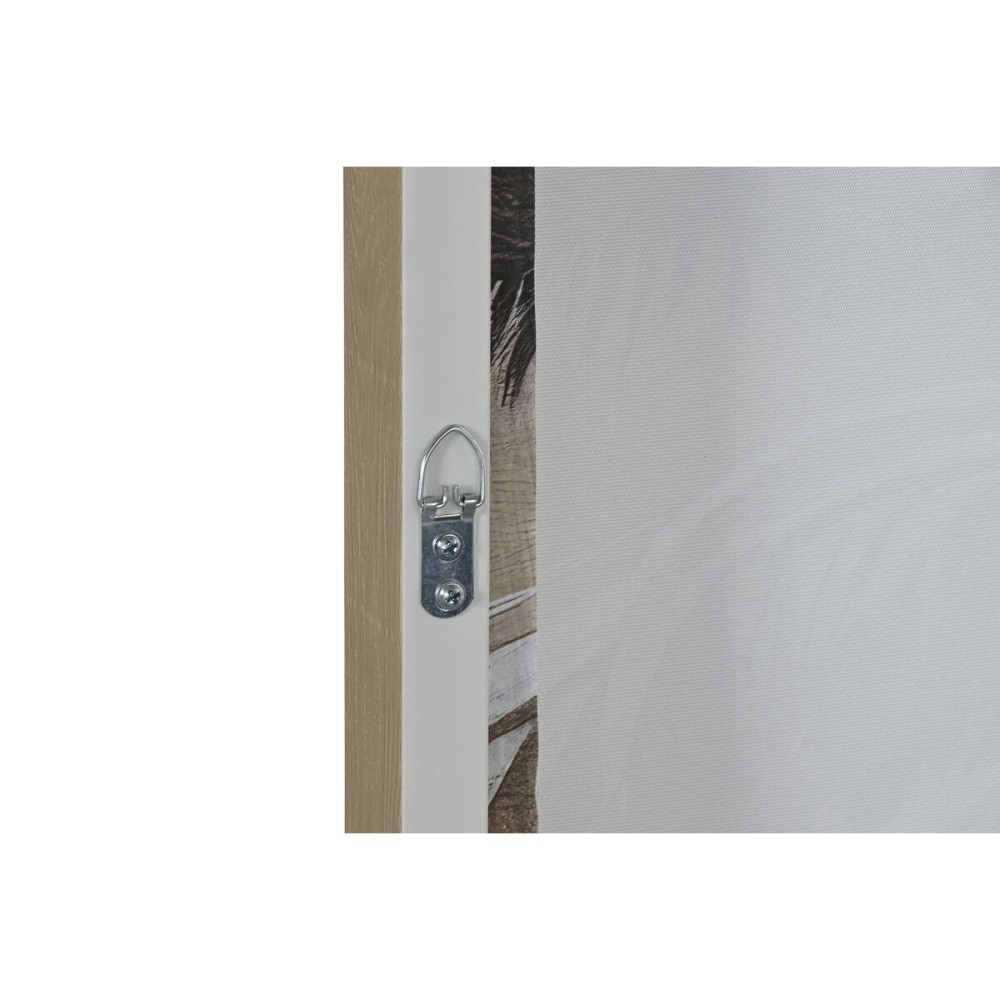 Painting Home ESPRIT Brown Beige Golden polystyrene Canvas Palms Tropical (2 Units)