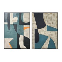 Bild Home ESPRIT Schwarz grün Urban 83 x 3,5 x 123 cm (2 Stück)