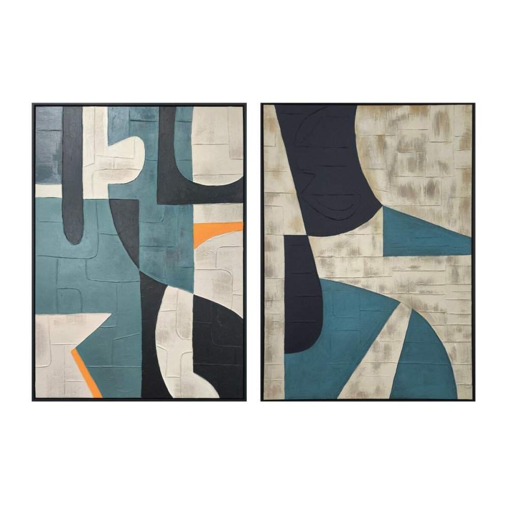 Bild Home ESPRIT Schwarz grün Urban 83 x 3,5 x 123 cm (2 Stück)