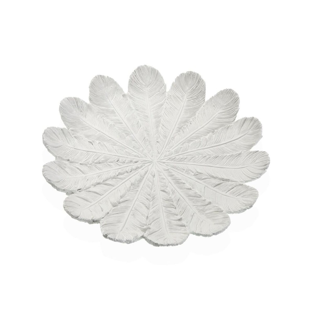 Centerpiece Versa White Resin 2,3 X 24,2 X 30 CM Flower