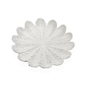 Centerpiece Versa White Resin 2,3 X 24,2 X 30 CM Flower