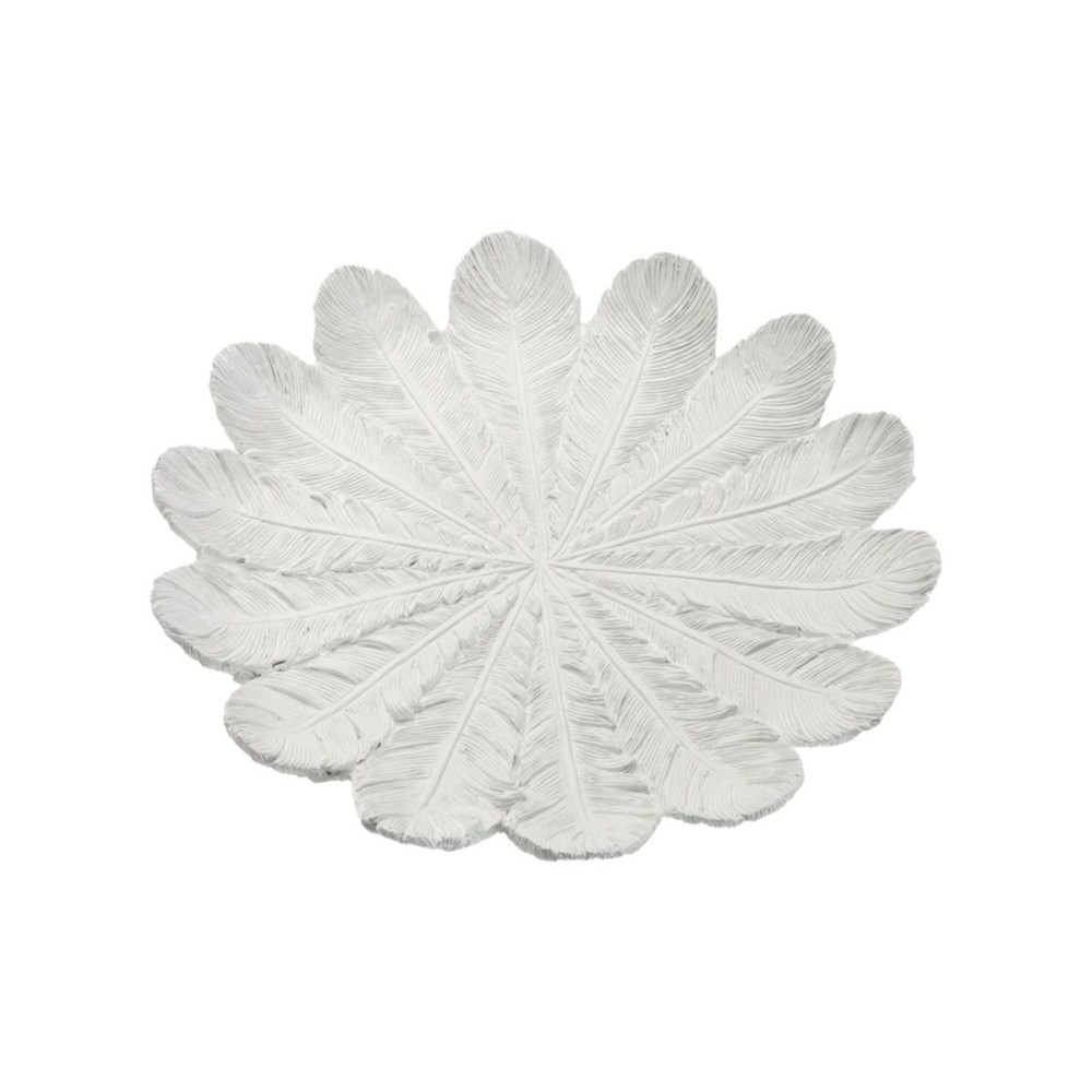 Centerpiece Versa White Resin 2,3 X 24,2 X 30 CM Flower
