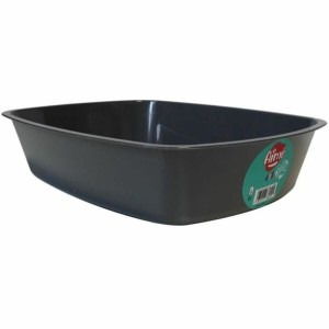 Katzentoilette Aimé Schwarz 43 x 31 x 10 cm Kunststoff