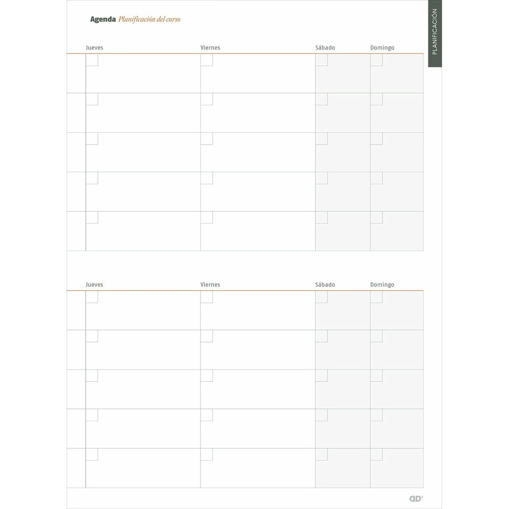 Agenda Additio Global Enseignant 24 x 32 cm