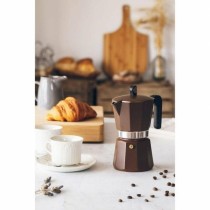 Italian Coffee Pot Monix M671012 Brown Aluminium 830 ml