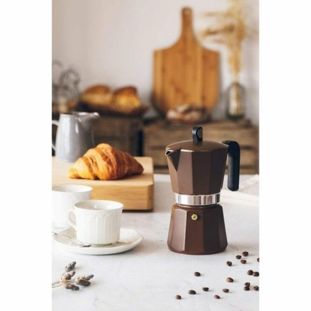 Italian Coffee Pot Monix M671012 Brown Aluminium 830 ml