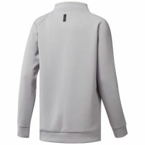 Sweat sans capuche femme Reebok Training Supply Crew Gris clair