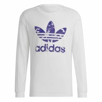 Herren Langarm-T-Shirt Adidas Originals Camo STR Weiß