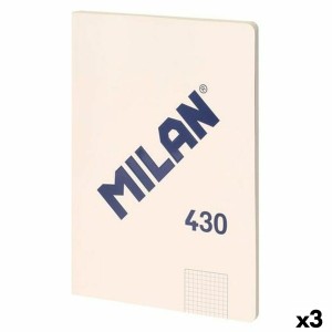 Carnet Milan SERIE 1918 Beige A4 48 Volets (3 Unités)
